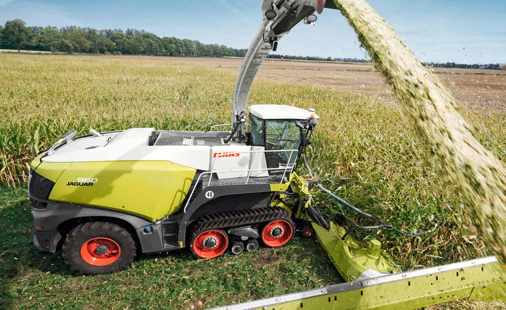 Umgeformte, gelaserte, montierte und lackierte Klappensysteme JAGUAR MQB 496/498 für Claas von HÖRMANN Automotive St. Wendel.