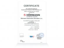HÖRMANN Automotive Slovakia DIN ISO 3834-2